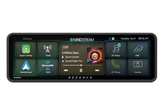 Магнитола Soundstream Reserve WHD.9813 для мотоциклов Harley-Davidson 98-13 — изображение 2